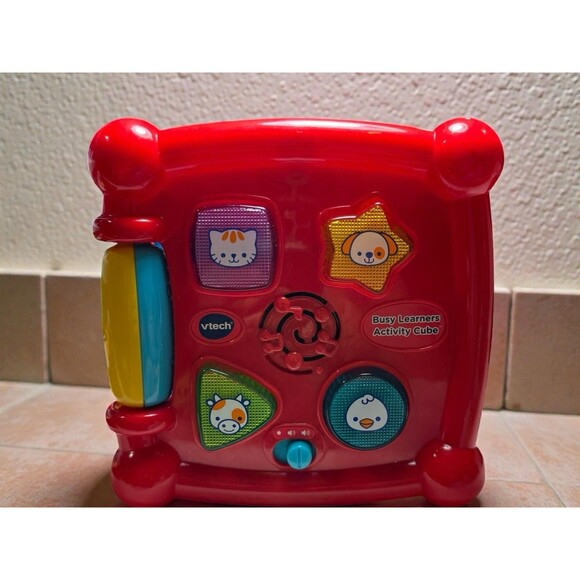 LeapFrog My Own Leaptop VTech Busy Learners Cube Train Rattle Bundle Lot - Picture 2 of 5